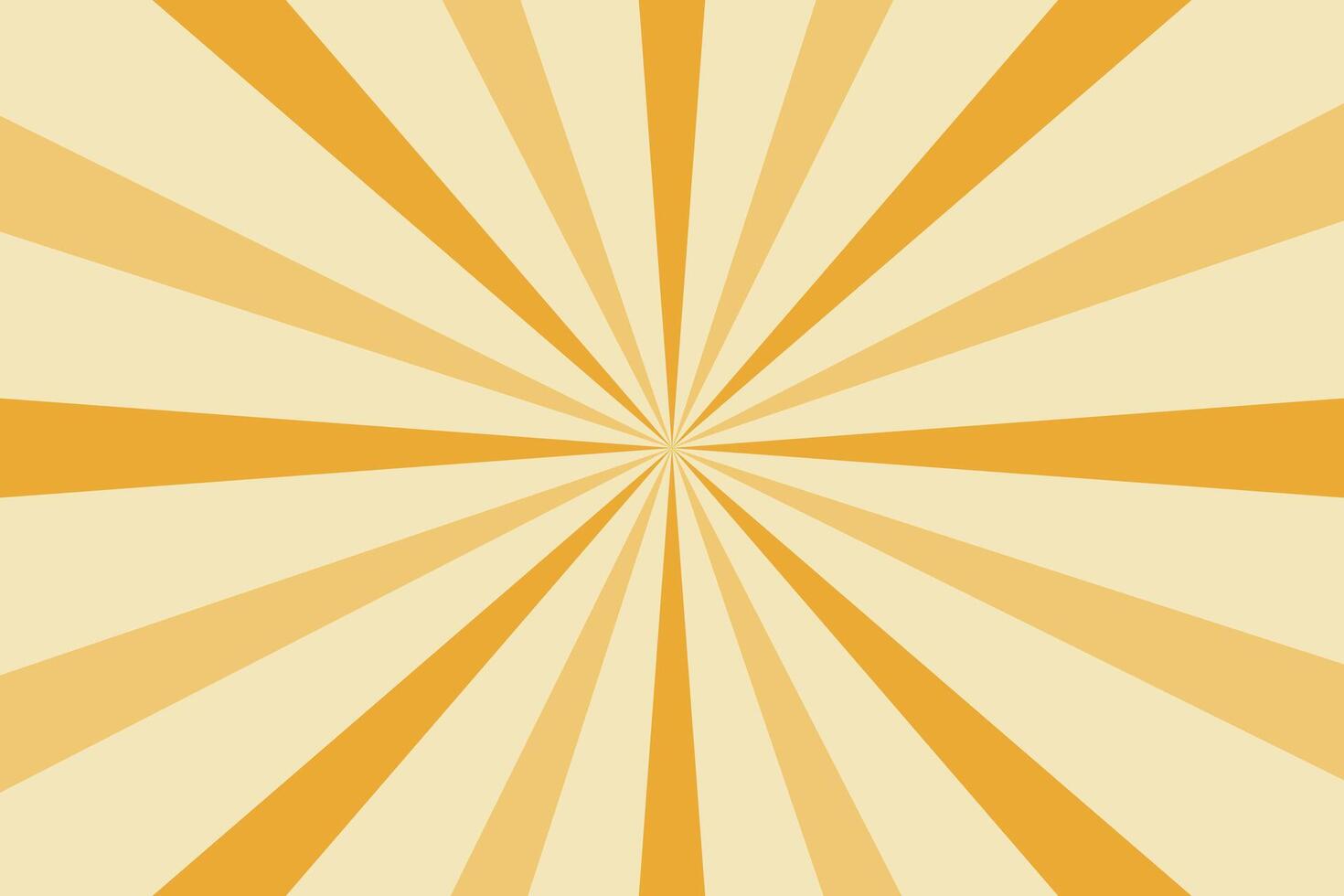 retro sun rays background vector template