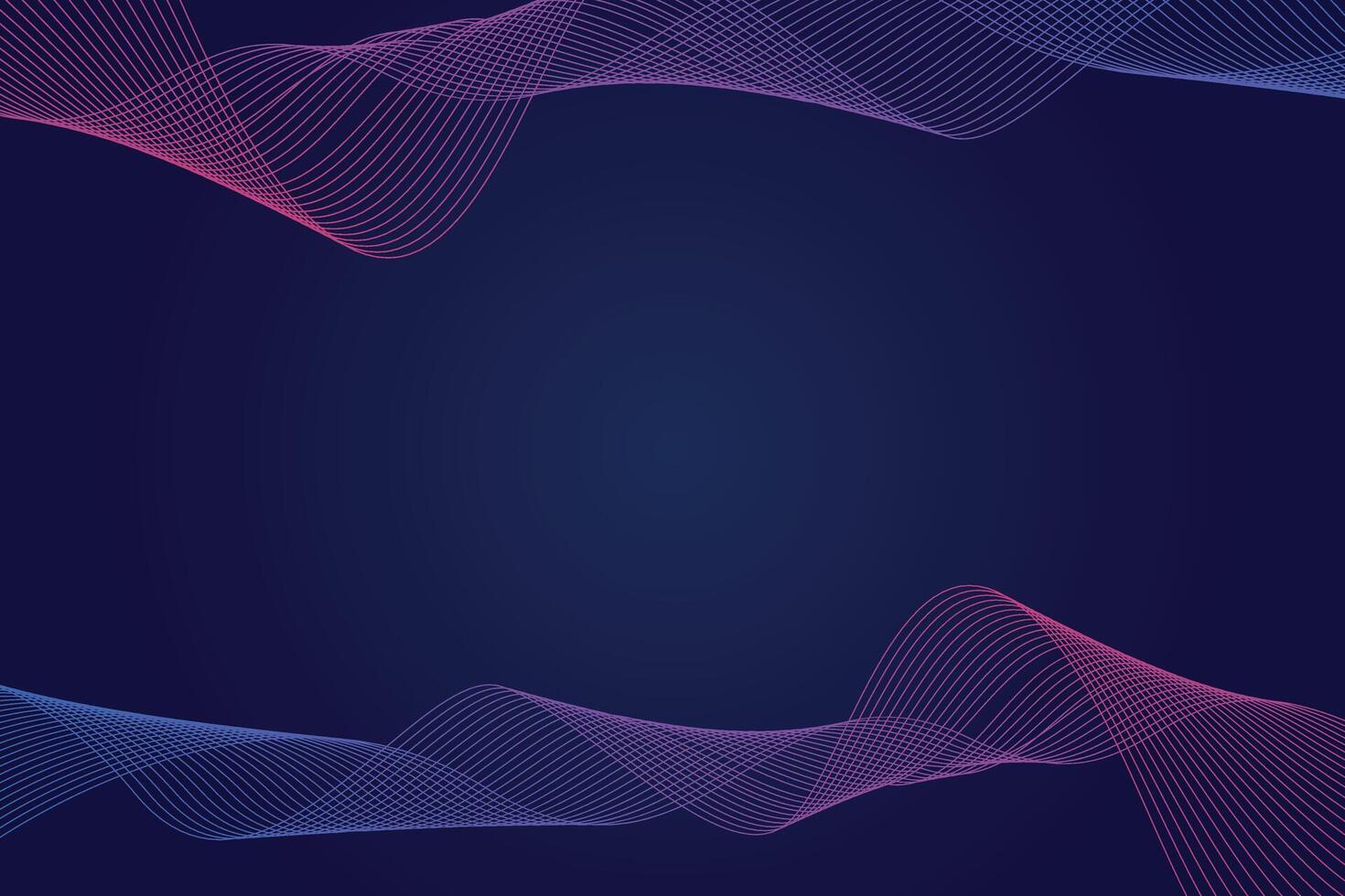 Abstract futuristic technology wave vector background template