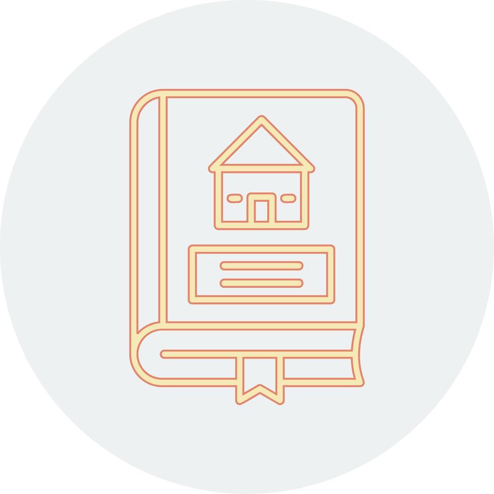 Architecture Book Vector Icon