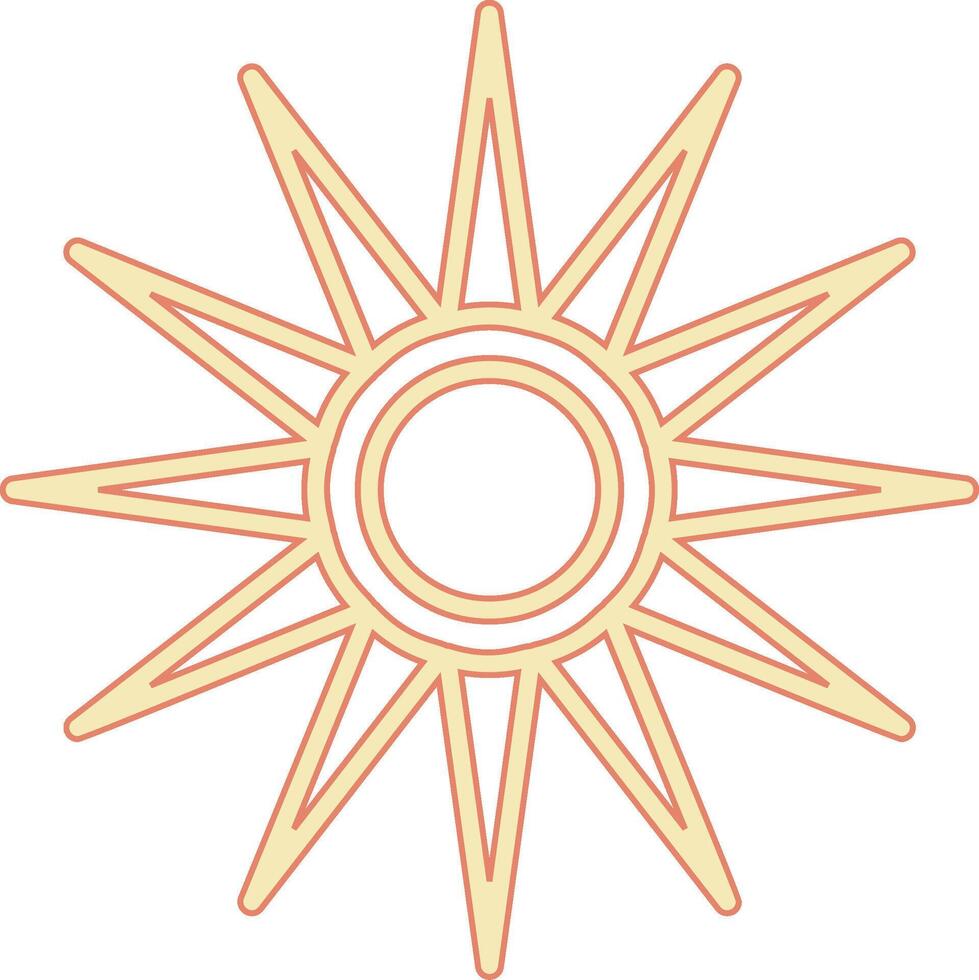 Optical Raditon Vector Icon