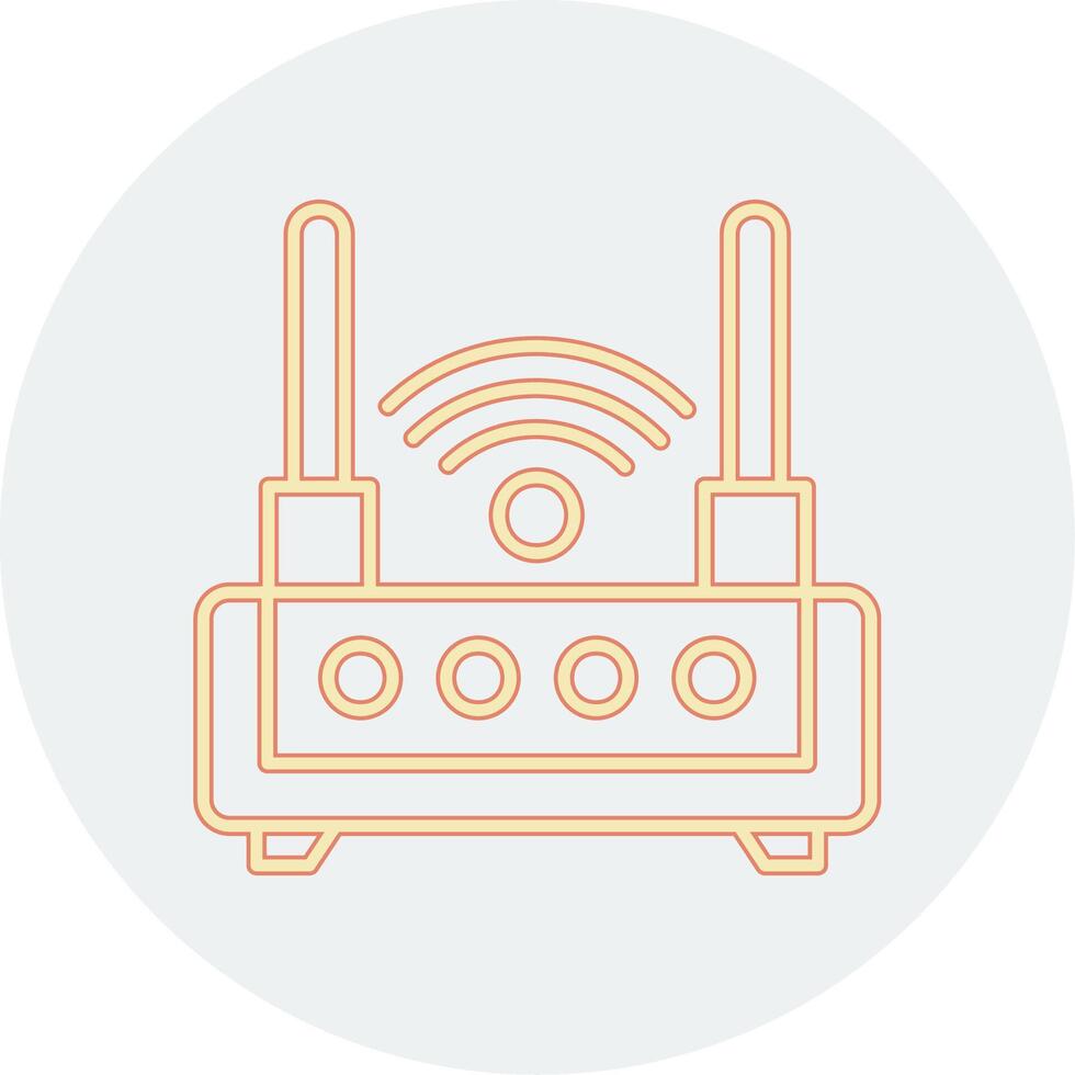 icono de vector de enrutador wifi