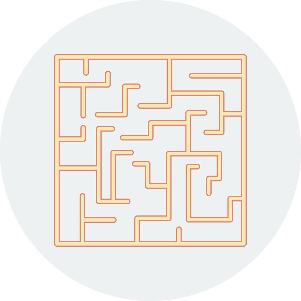 Maze Vector Icon