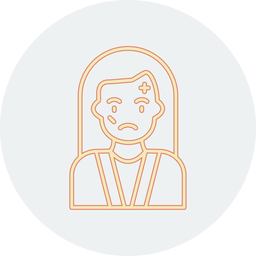 Casualties Women Vector Icon