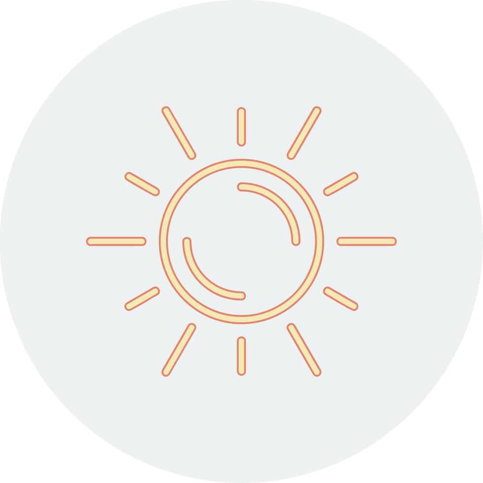 Sun Vector Icon