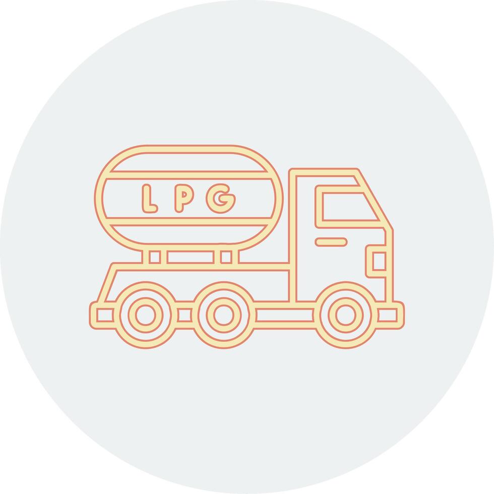 Gas Truck Vector Icon