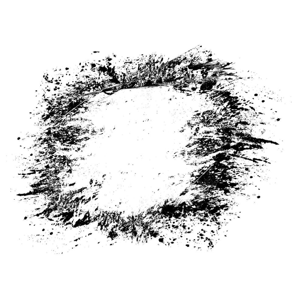 black ink stains on white background vector, black ink splatter on white background, grunge brush strokes vector illustration, a black and white drawing of a paint splatter