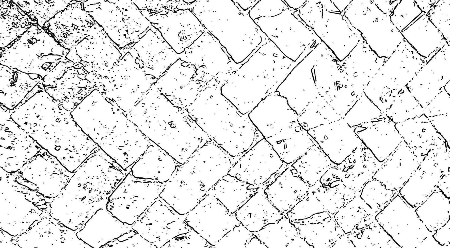 a black and white drawing of a brick wall, a set of four different brick walls, four different types of brick paving stones, vintage brick wall vector, vector