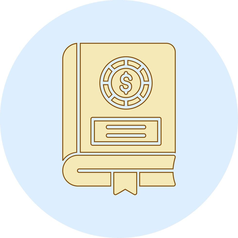 Financial Book Vector Icon