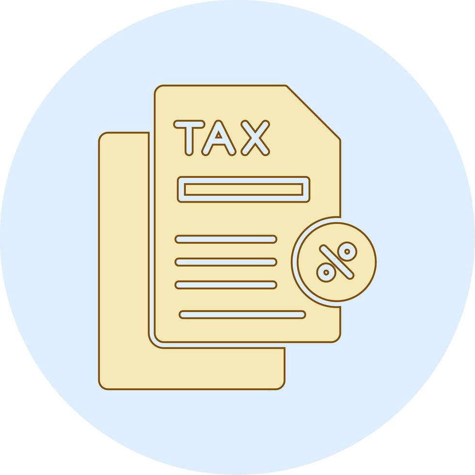 Tax Discount Vector Icon