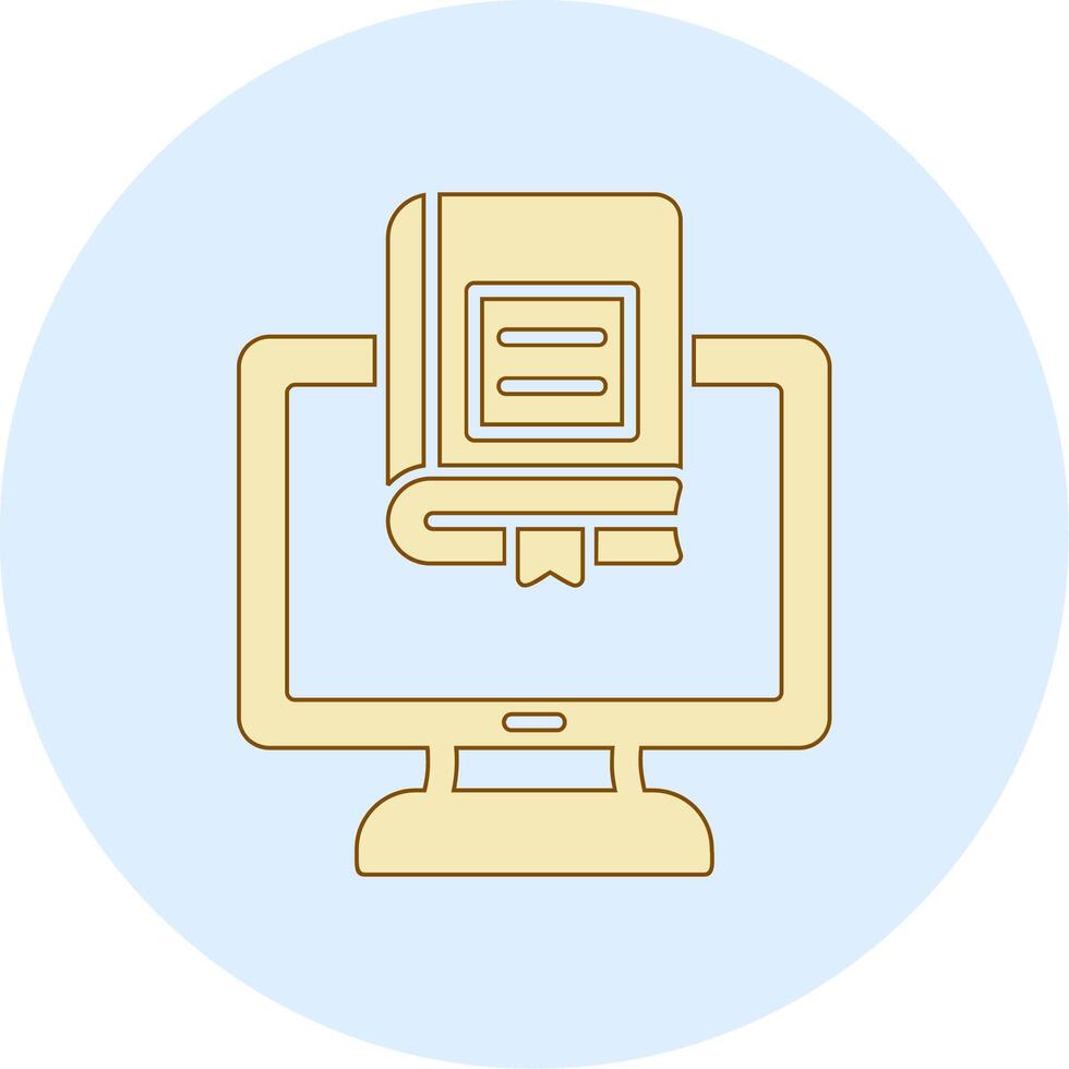 Online Library Vector Icon