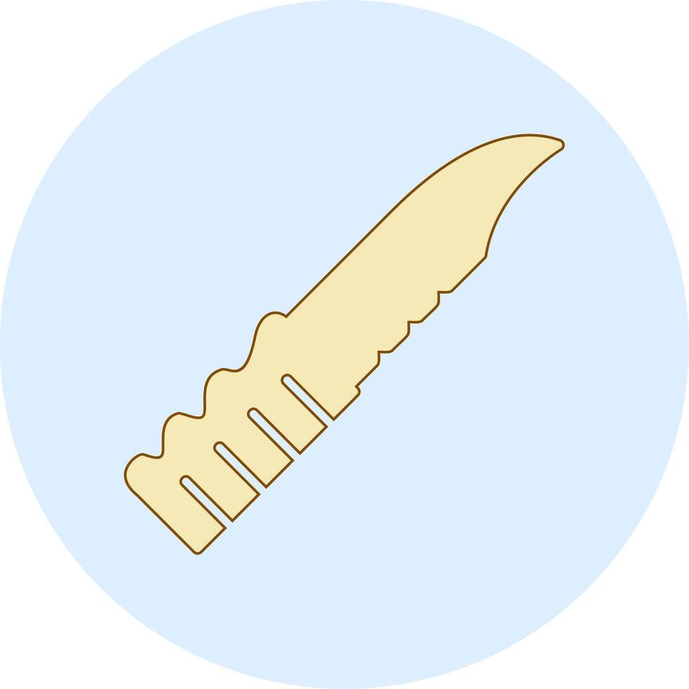 icono de vector de cuchillo