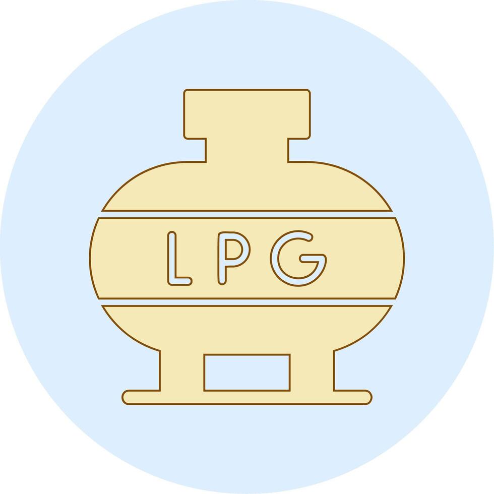 Liquefied Petroleum Gas Vector Icon
