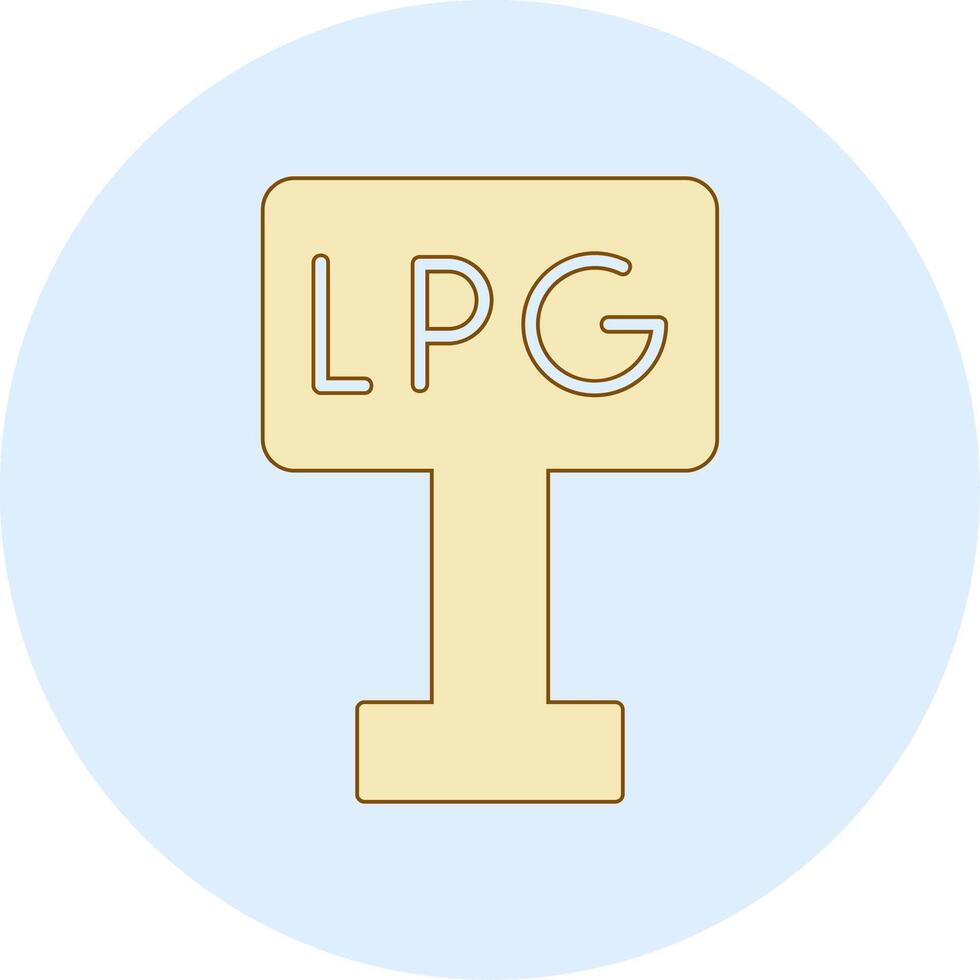 Liquefied Petroleum Gas Vector Icon