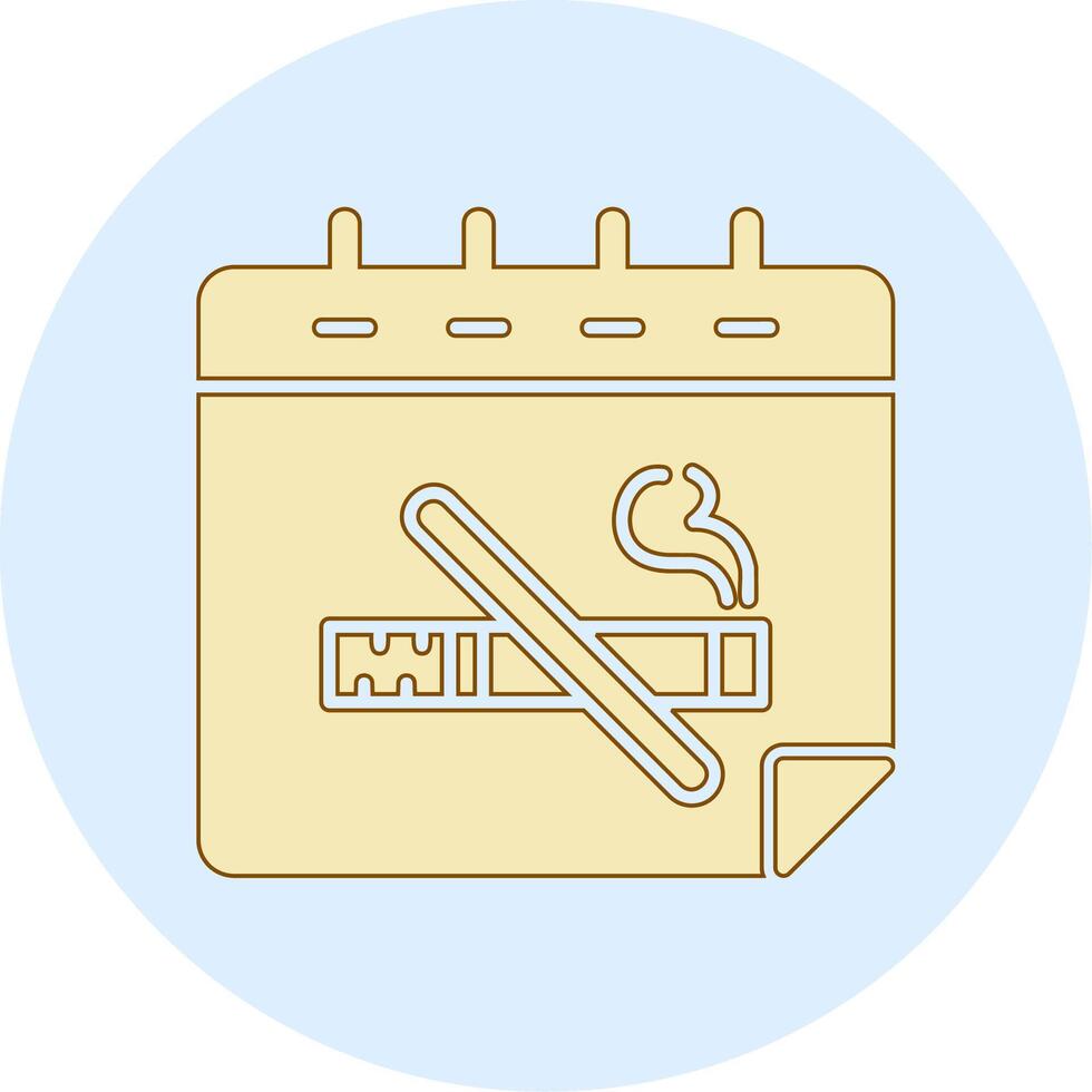 No Tobacco Day Vector Icon