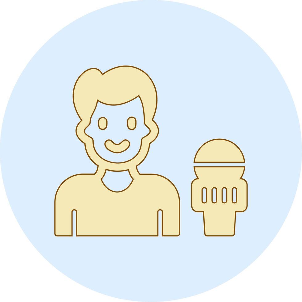News reporter Vector Icon