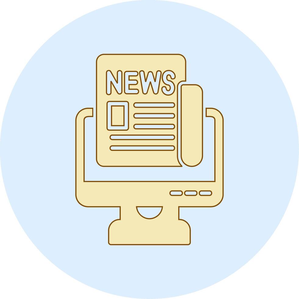 Live News Vector Icon