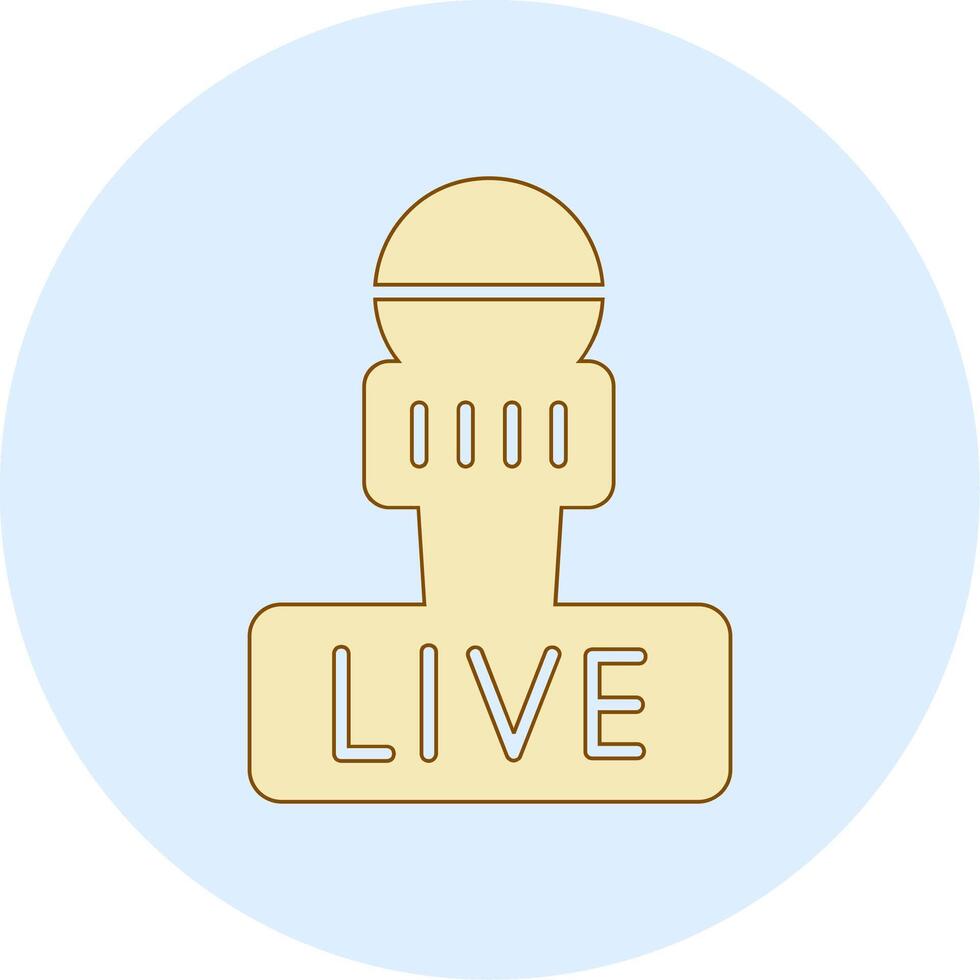 Live Vector Icon