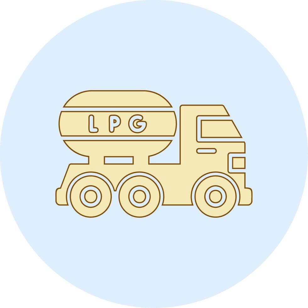 Gas Truck Vector Icon