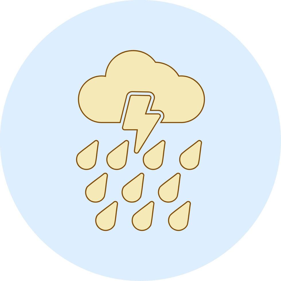 Rain Vector Icon