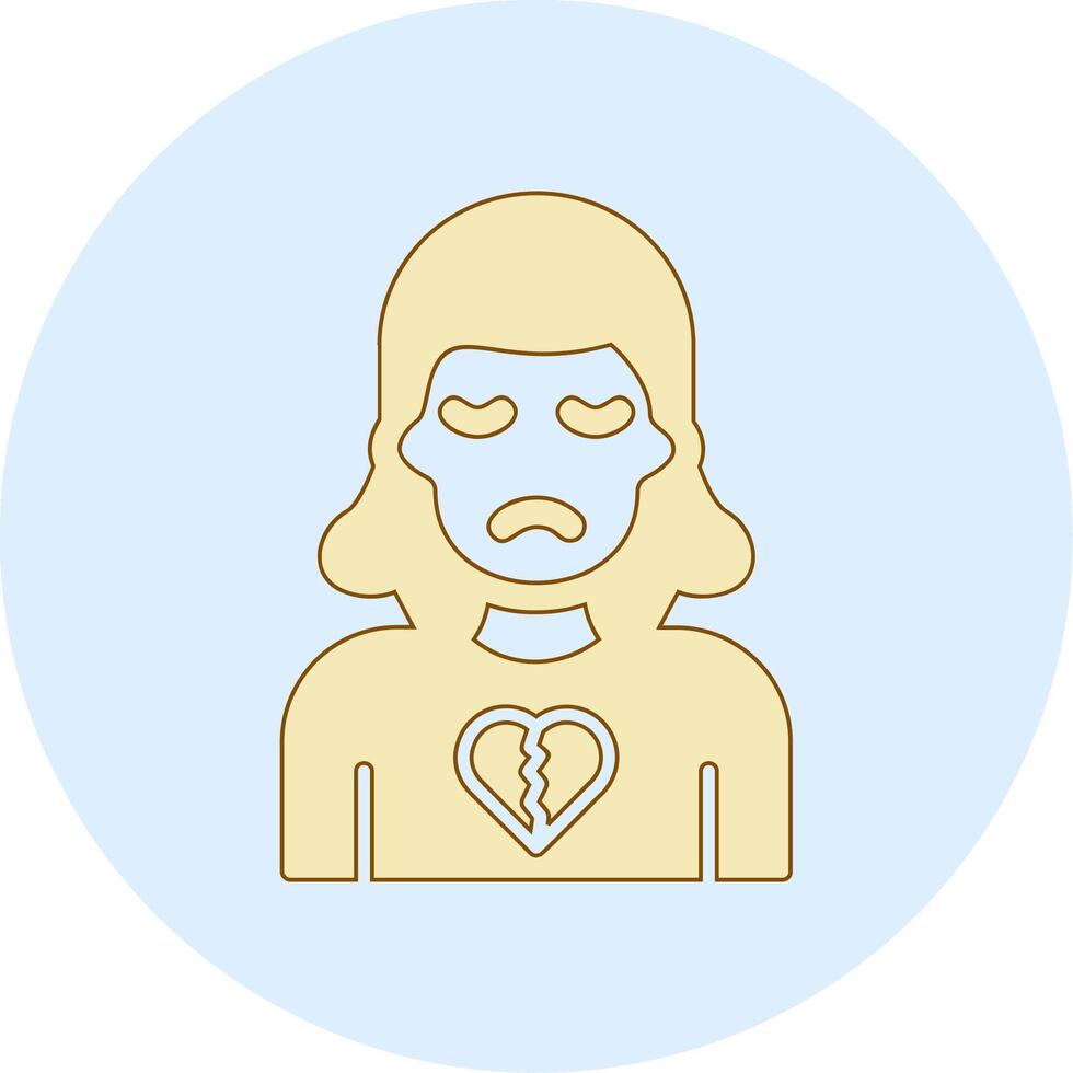 Broken Heart Vector Icon