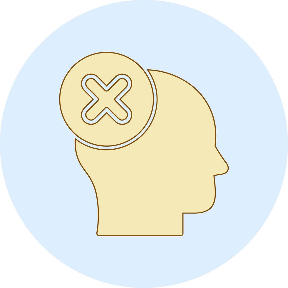 Wrong Think Vector Icon