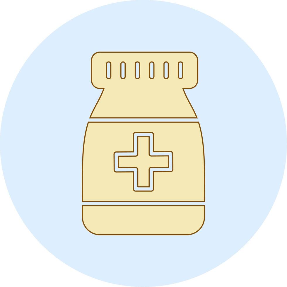 glyph outline circle vector