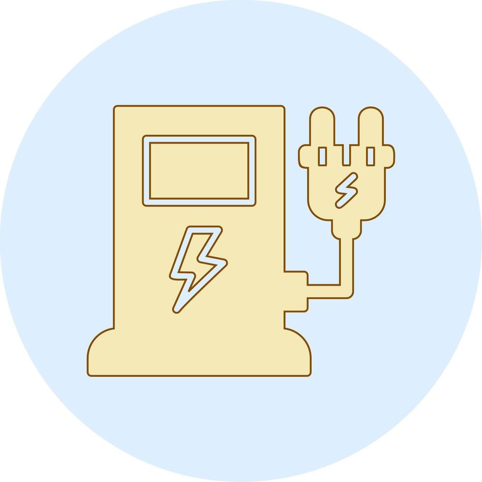 glyph outline circle vector