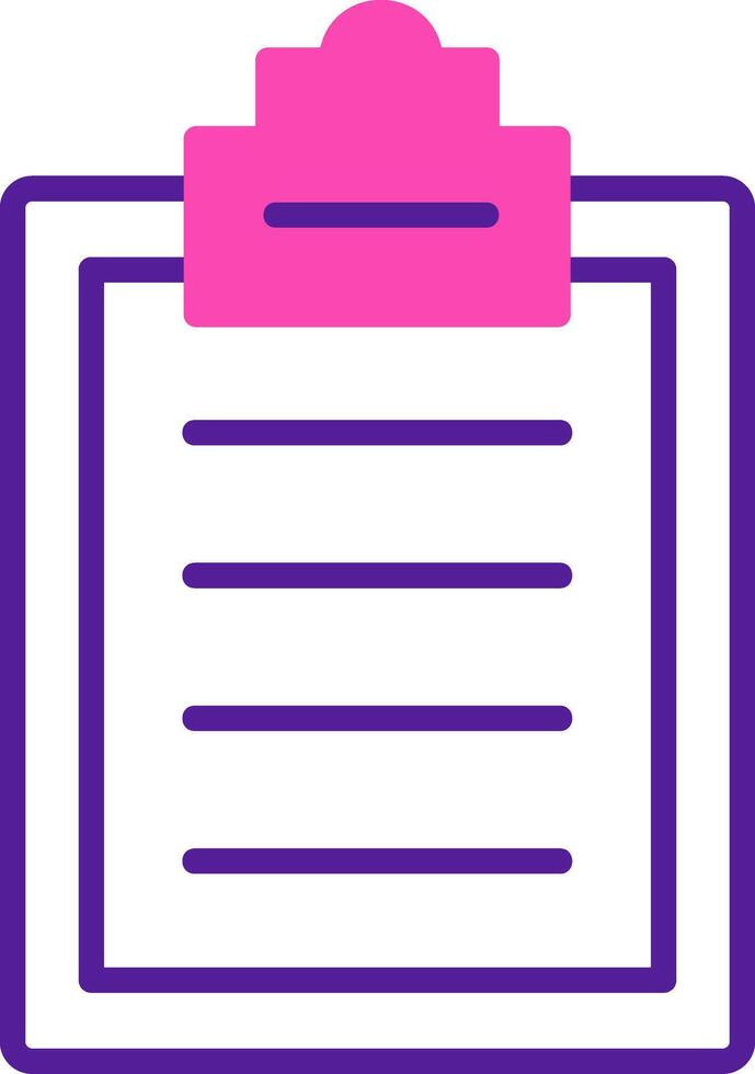 Clipboard Vector Icon