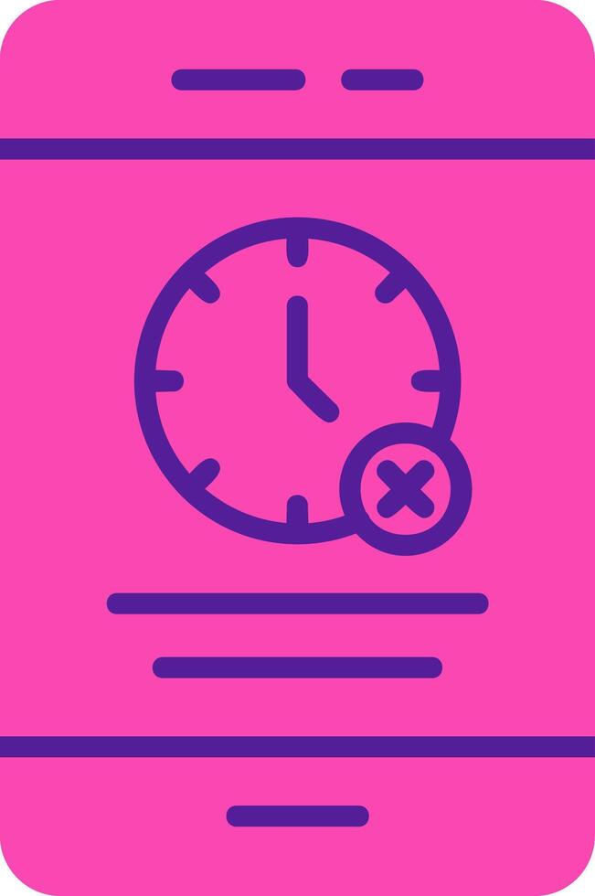 No Time Vector Icon