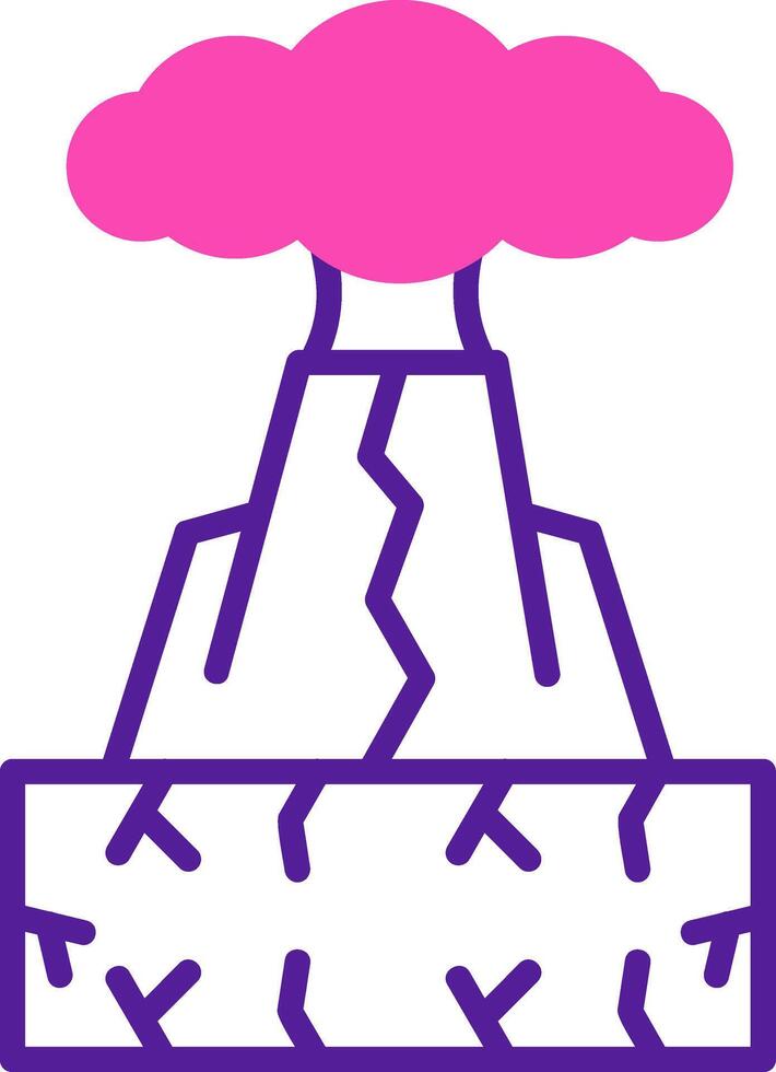 Volcano Vector Icon