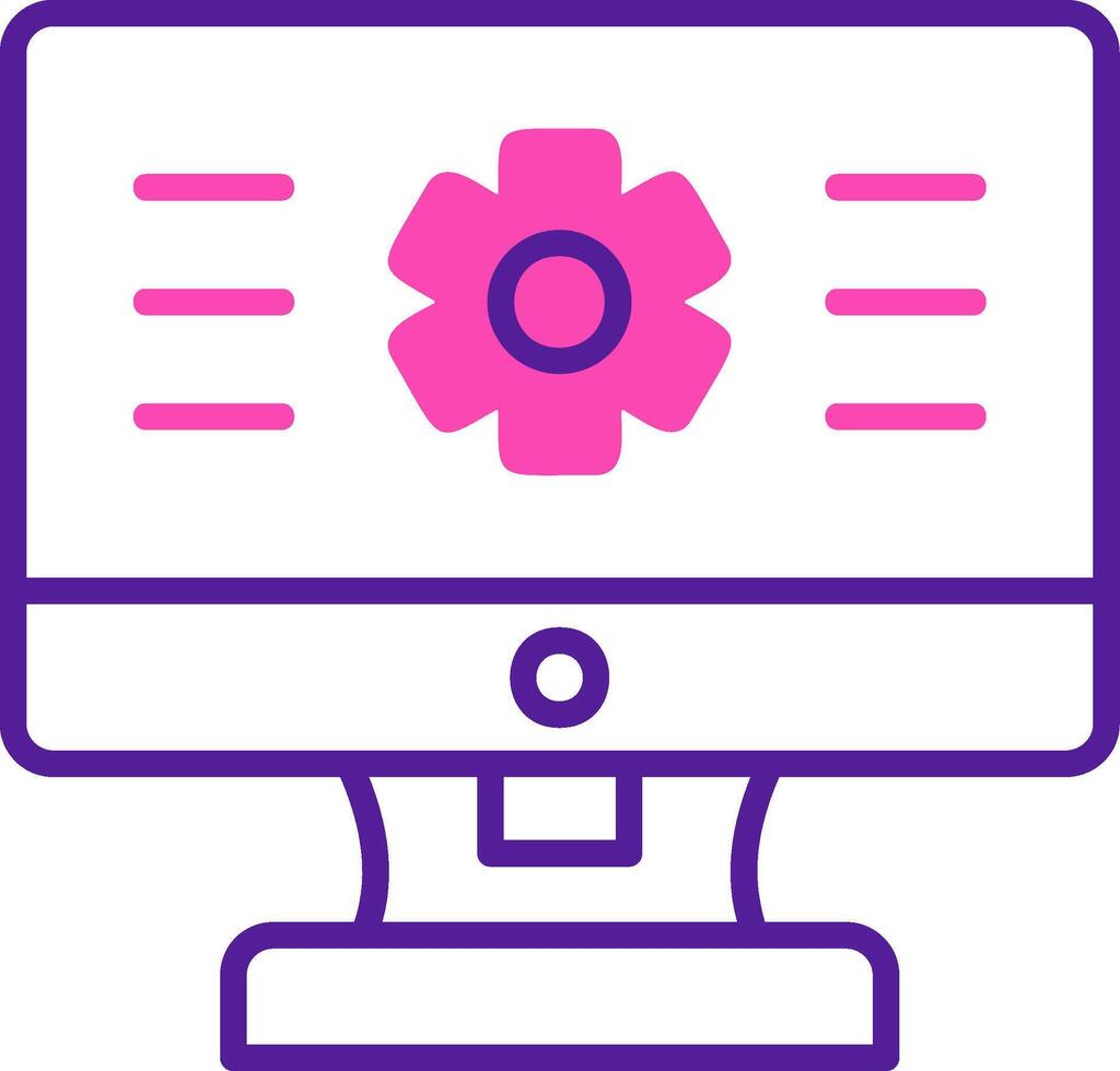 Monitor Vector Icon