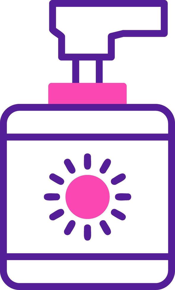 Sunblock Vector Icon