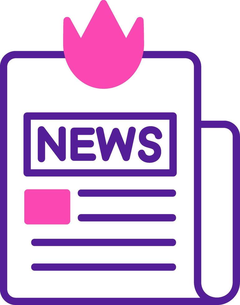 Breaking News Vector Icon