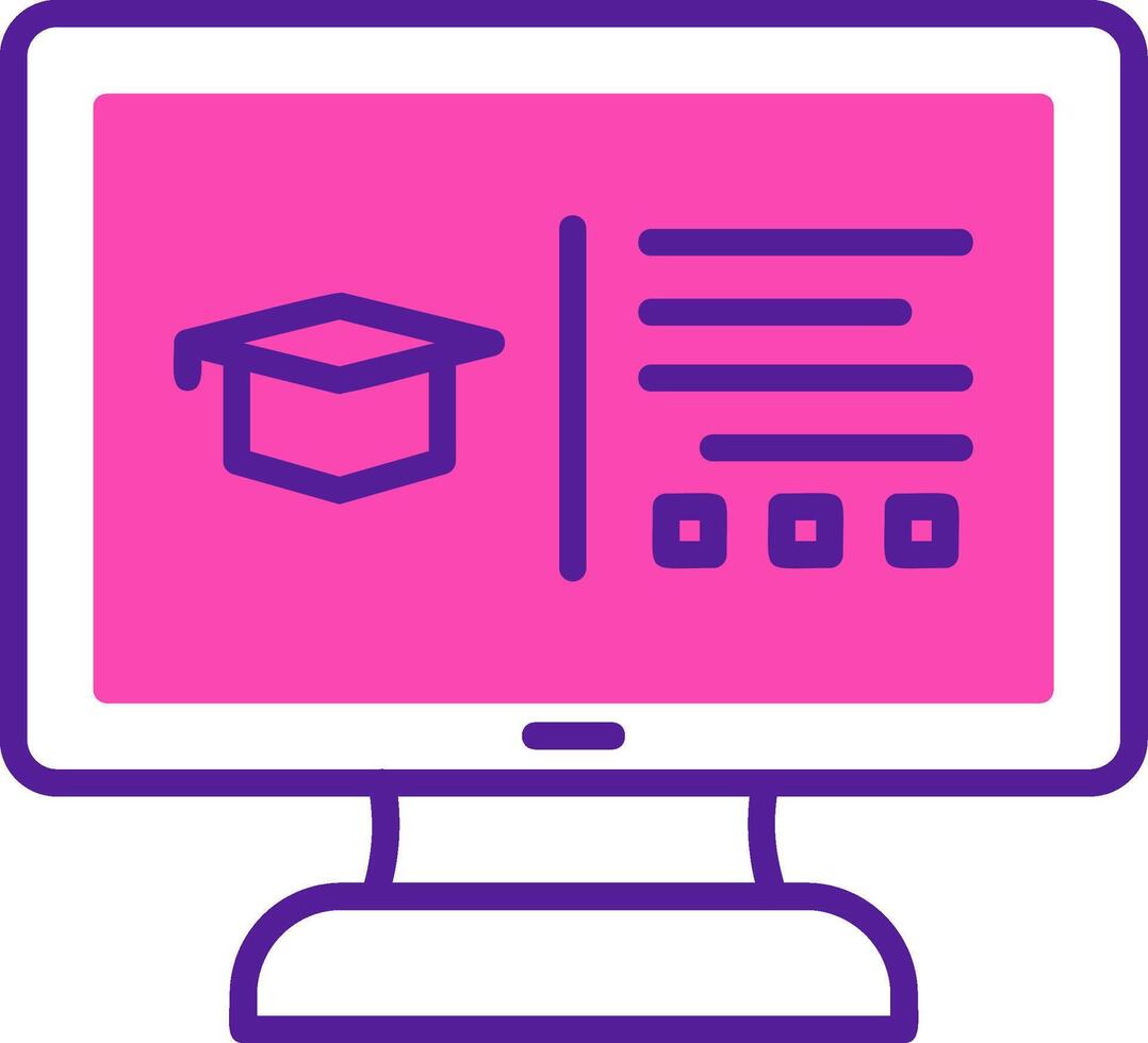 Online Education Vector Icon