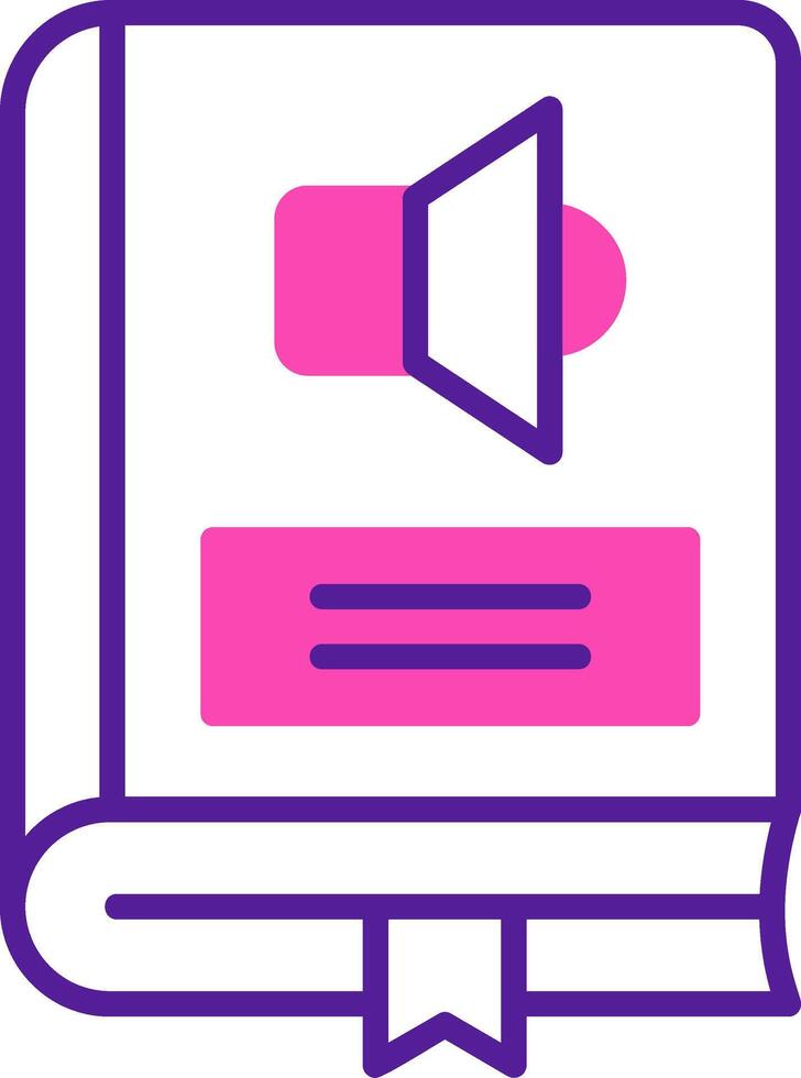 Audio Book Vector Icon