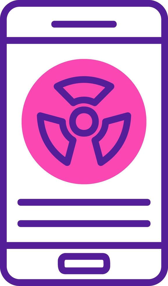 Rdiation Vector Icon