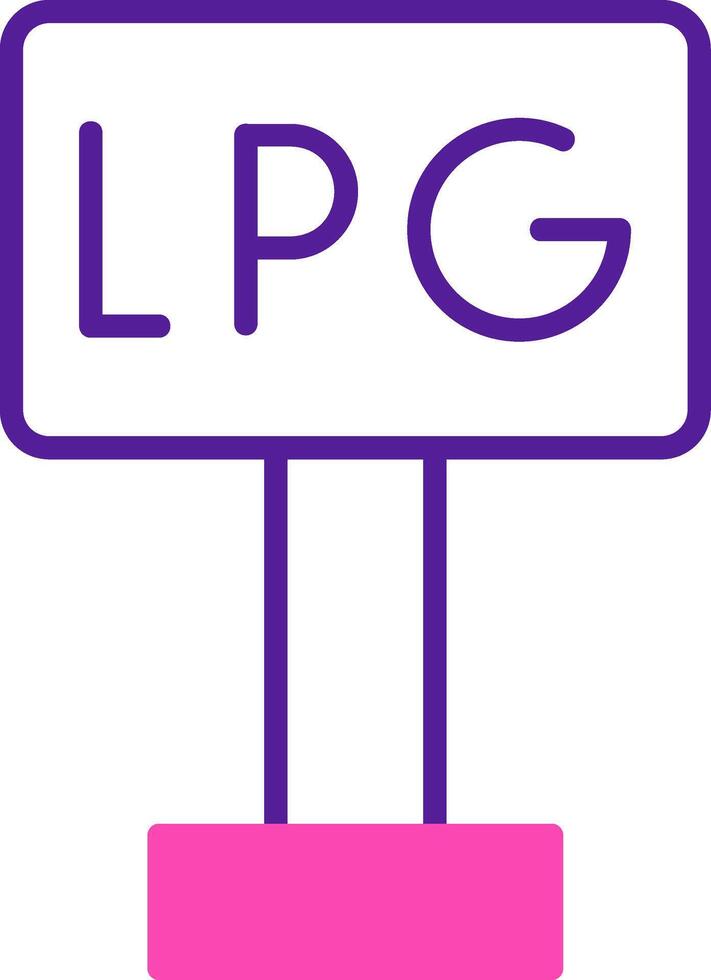 Liquefied Petroleum Gas Vector Icon