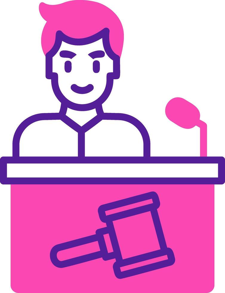 Auction Vector Icon