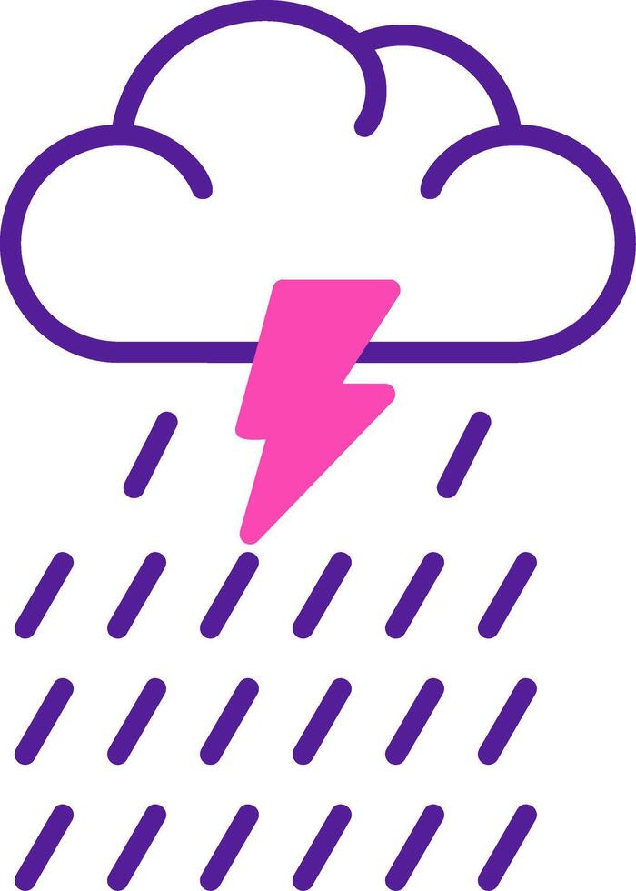 Rain Vector Icon