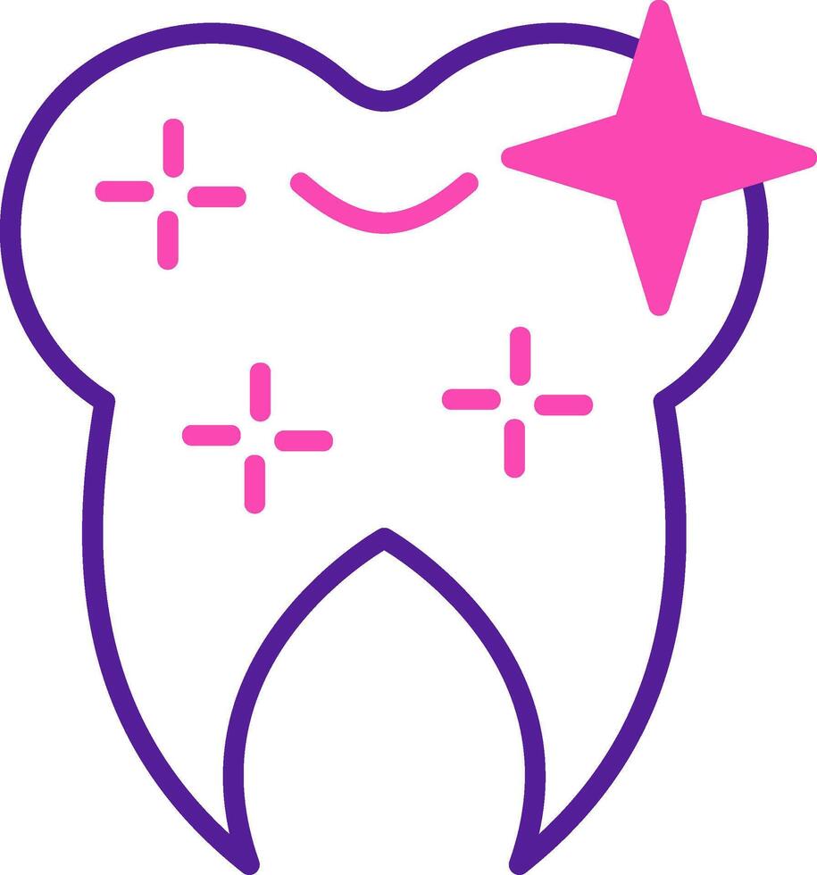 Healthy Clean Tooth Vector Icon