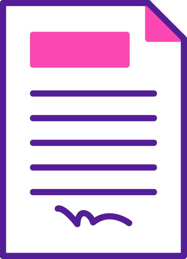 Contract Vector Icon