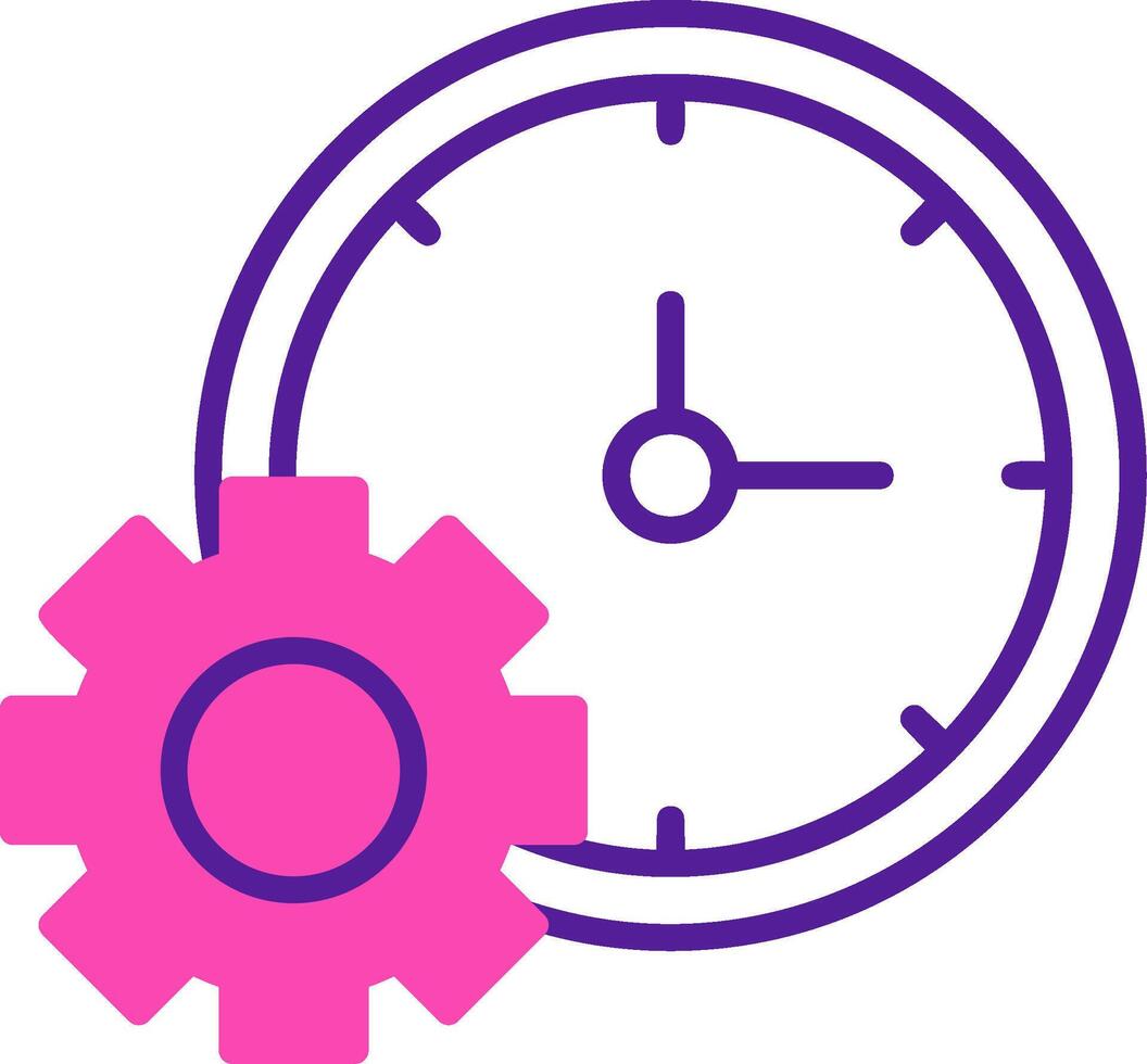 Time Manager Vector Icon