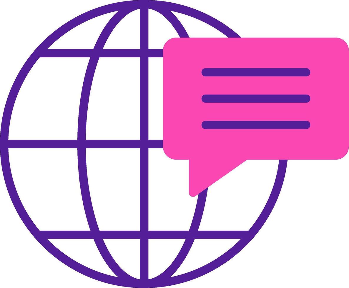 World Communication Vector Icon