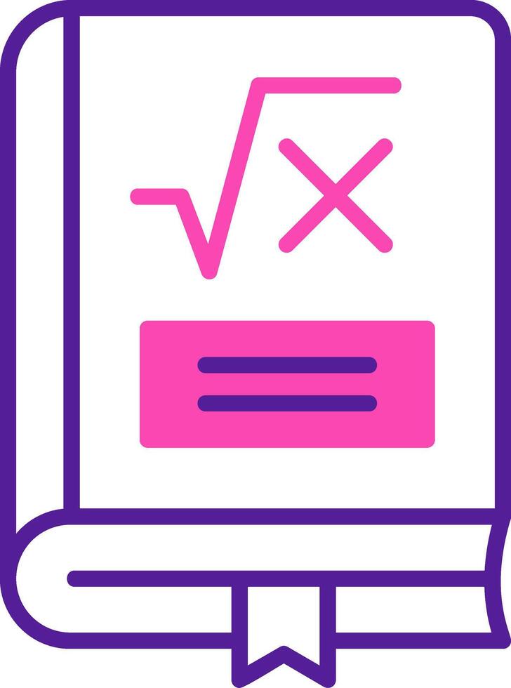 Maths Book Vector Icon