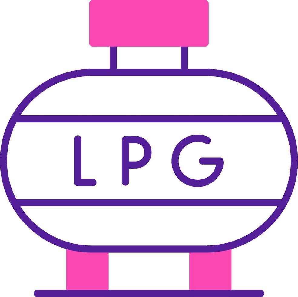 Liquefied Petroleum Gas Vector Icon