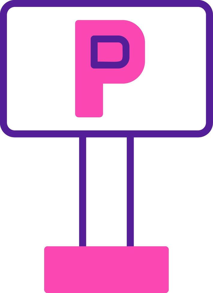 Parking Sign Vector Icon