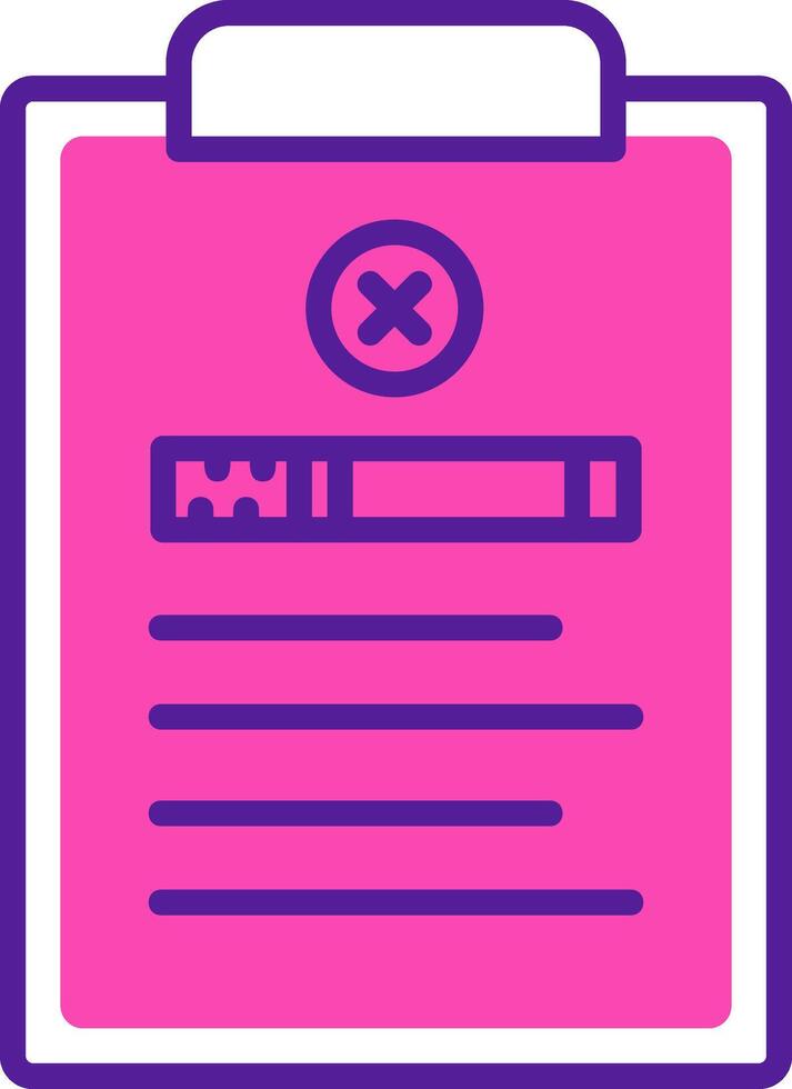 Line Glyph Two Color vector
