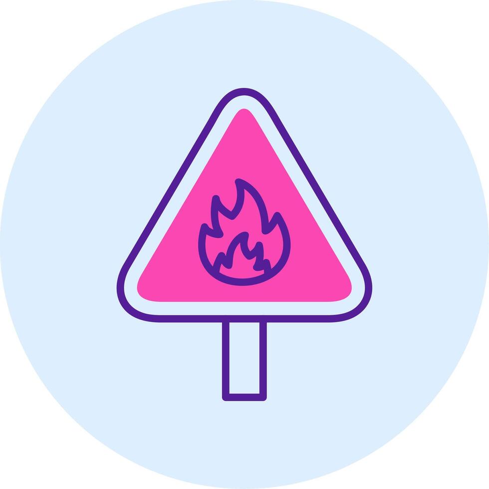 Flammable Vector Icon