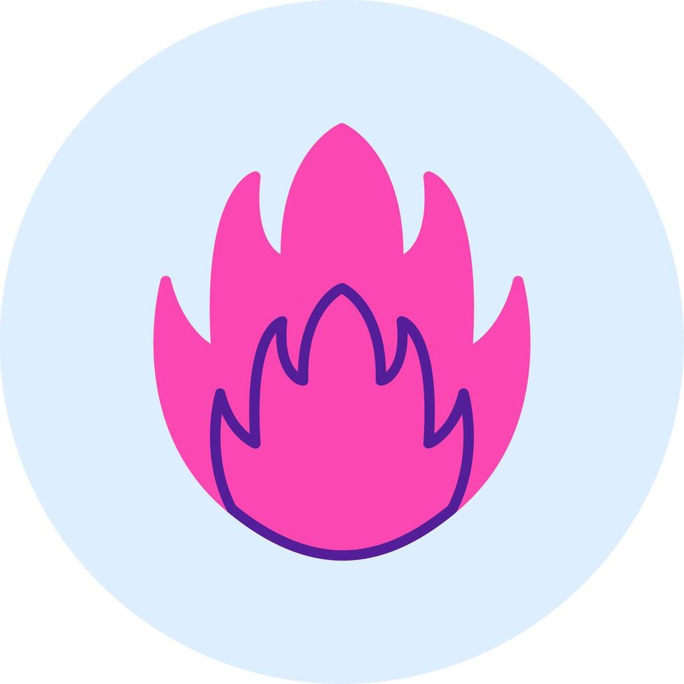 icono de vector de fuego