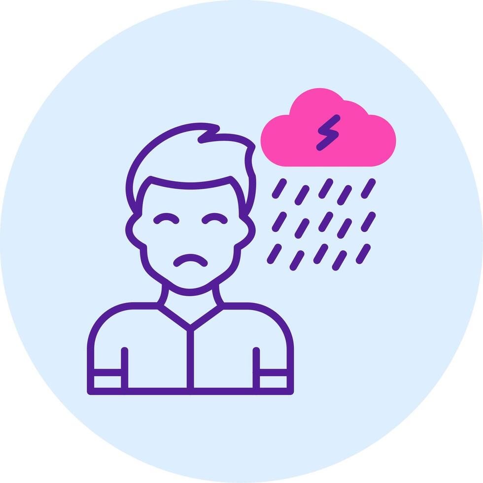 Depression Vector Icon